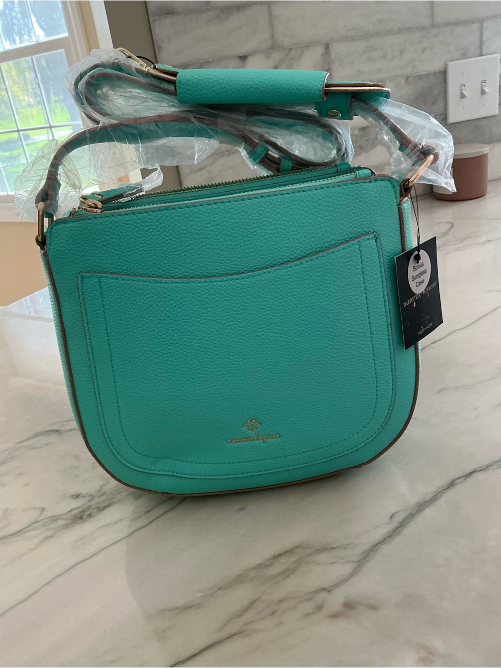 Nanette Lepore Sunni Triple pebble Bucket Crossbody NWT